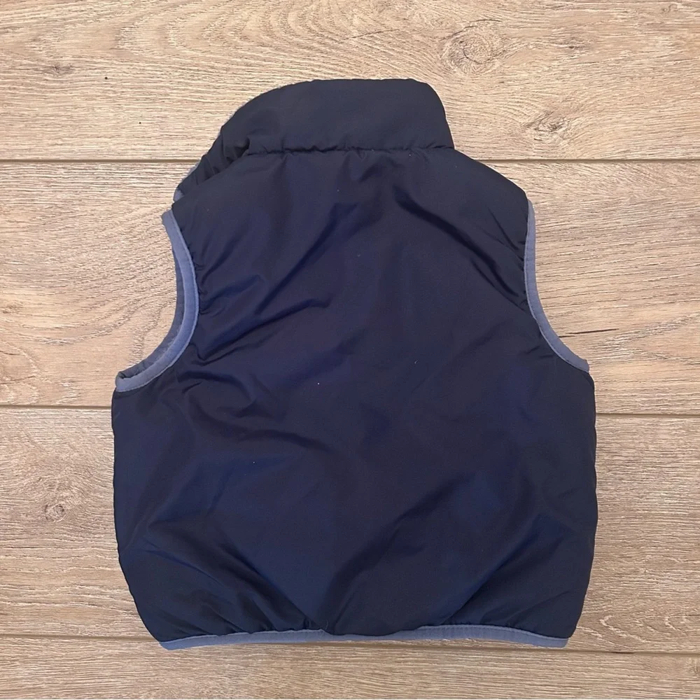 Janie and‎ Jack Navy Blue Puffer Fleece Vest Baby Boy 18-24 Months Warm Outdoors